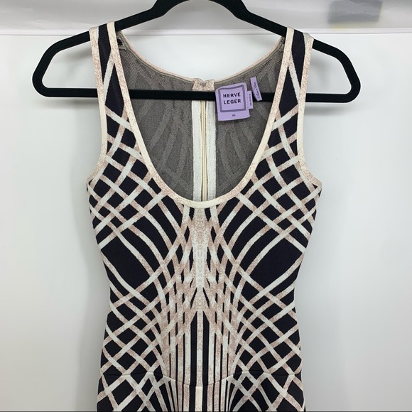 Hervé Leger Eva Anthracomb Night Out Dress - Picture 12 of 16